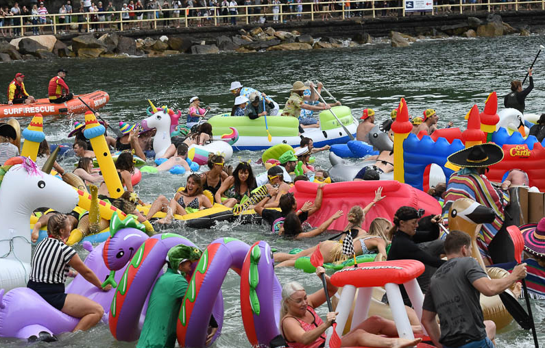 Manly Inflatable Boat Race