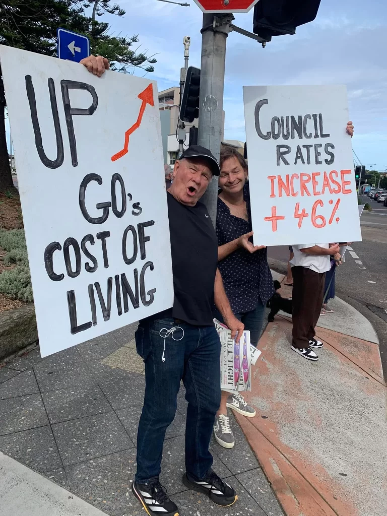 Northern Beaches residents protest rate increase