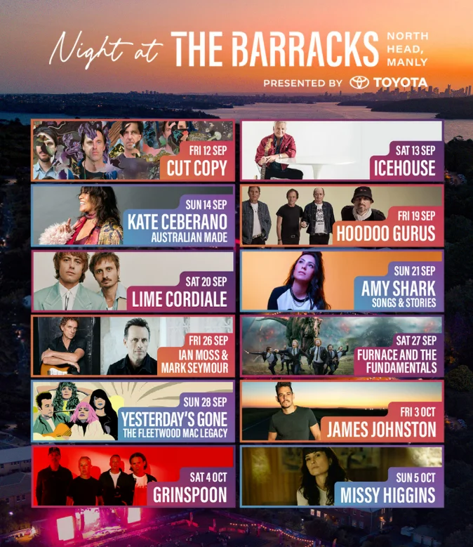 Night At The Barracks lineup
