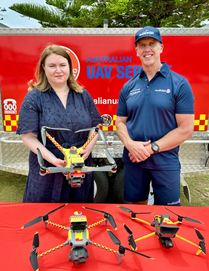 Manly shark drones