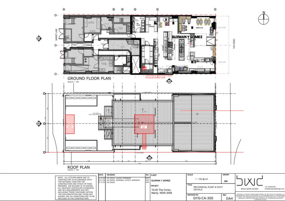 Manly Corso property frontage